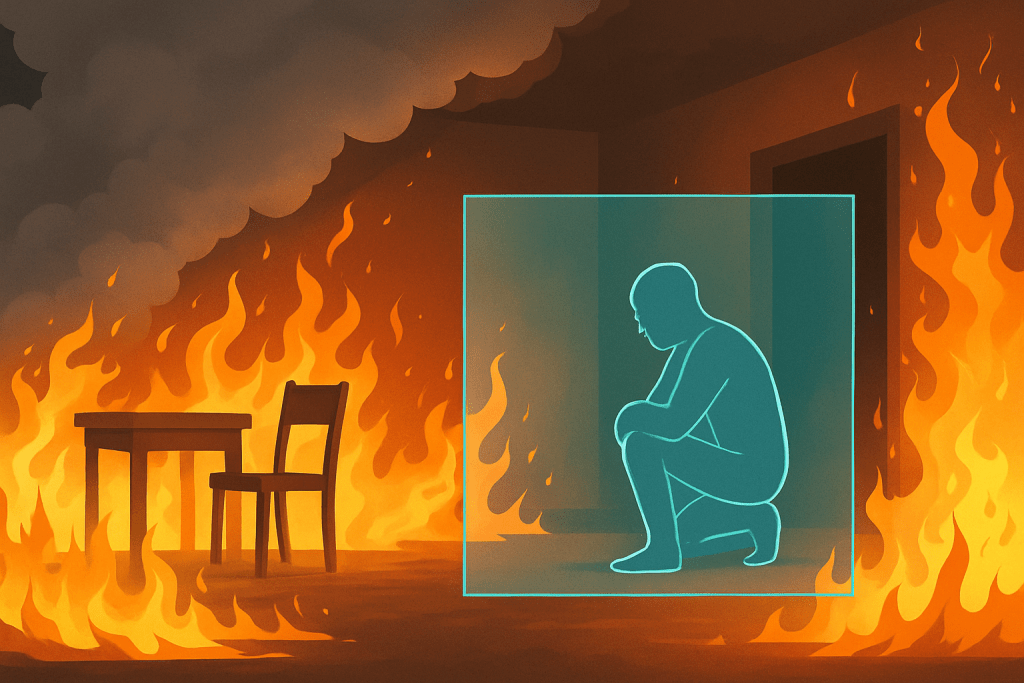 A tool to let firemen see better in smoke and fire